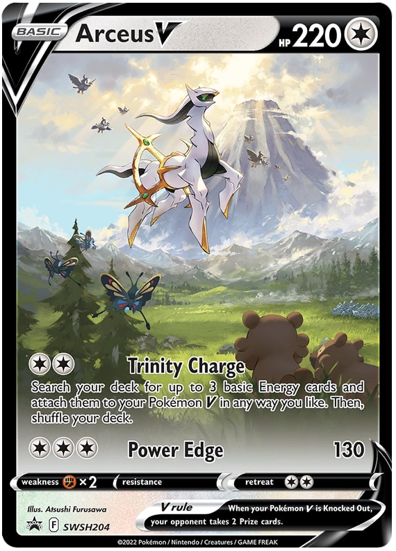 Arceus V (SWSH204) [Sword & Shield: Black Star Promos] | Cracking-Singles