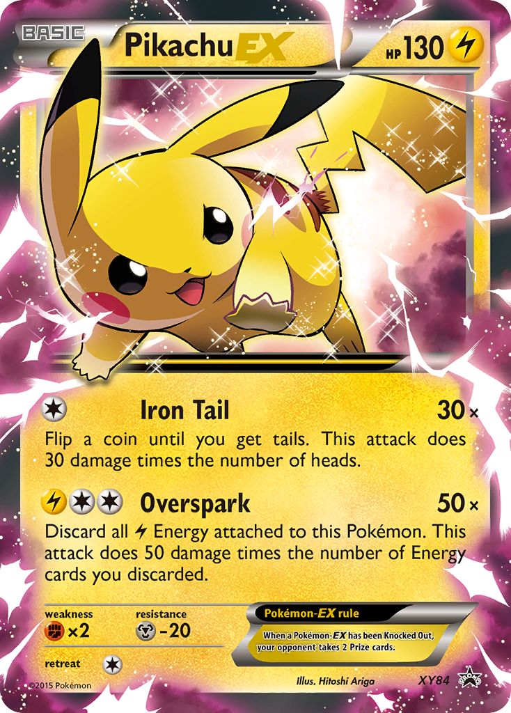 Pikachu EX (XY84) [XY: Black Star Promos] | Cracking-Singles