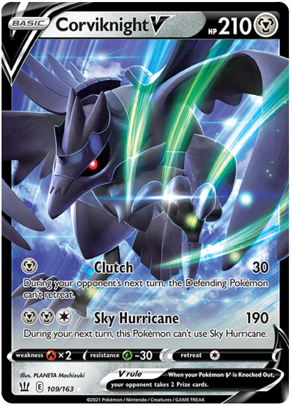 Corviknight V (109/163) [Sword & Shield: Battle Styles] | Cracking-Singles