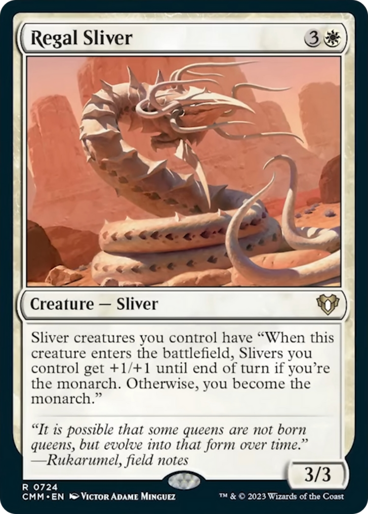 Regal Sliver [Commander Masters] | Cracking-Singles