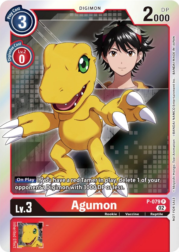 Agumon [P-079] (Digimon Survive Anime Expo 2022) [Promotional Cards] | Cracking-Singles