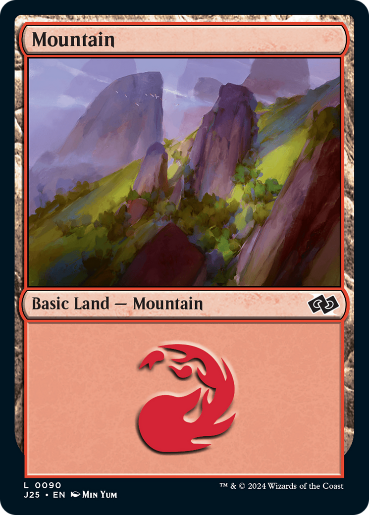 Mountain (90) [Foundations Jumpstart] | Cracking-Singles