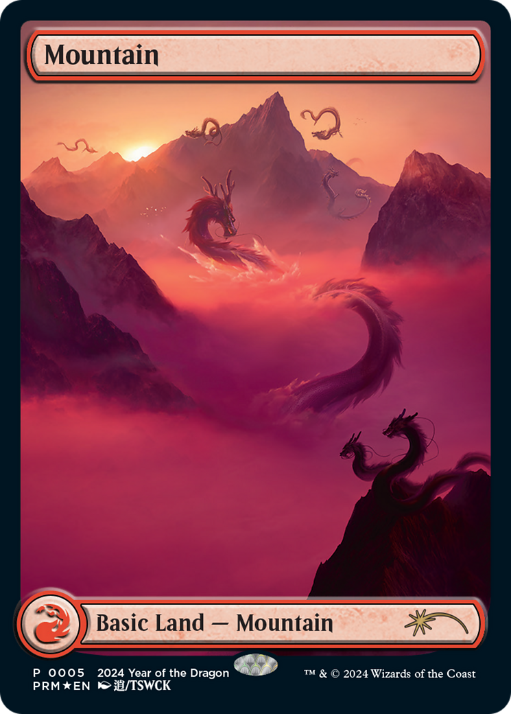 Mountain (Year of the Dragon 2024) [Standard Showdown Promos] | Cracking-Singles