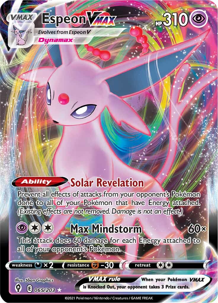 Espeon VMAX (065/203) [Sword & Shield: Evolving Skies] | Cracking-Singles