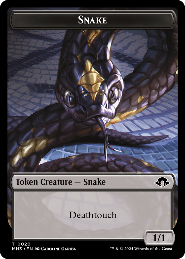 Snake Token [Modern Horizons 3 Tokens] | Cracking-Singles