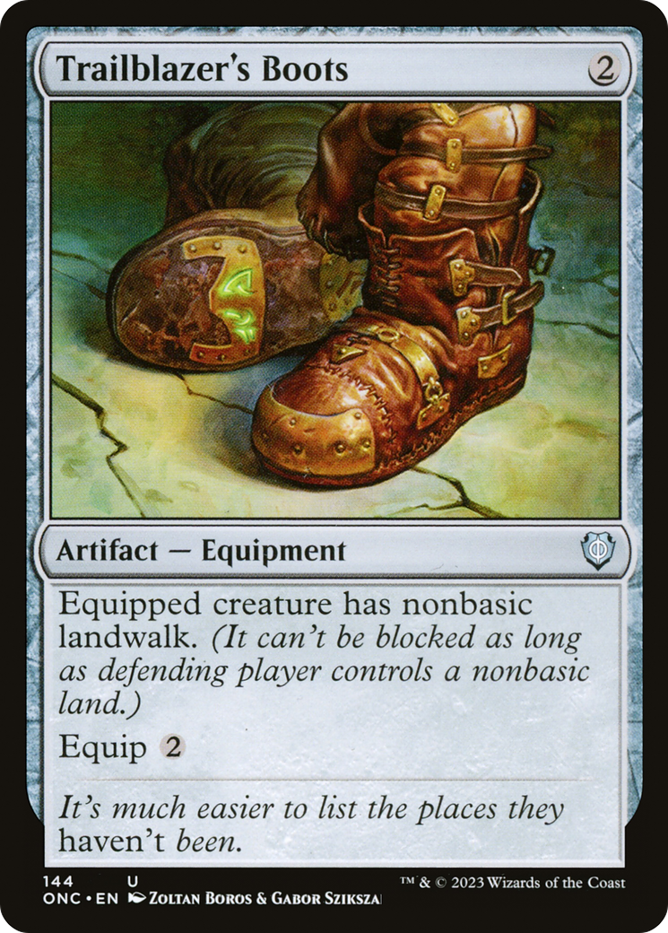 Trailblazer's Boots [Phyrexia: All Will Be One Commander] | Cracking-Singles