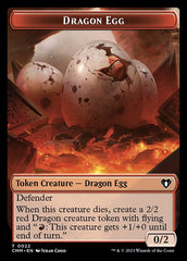 City's Blessing // Dragon Egg Double-Sided Token [Commander Masters Tokens] | Cracking-Singles