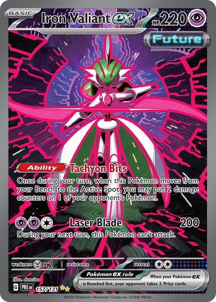 Iron Valiant ex (157/131) [Scarlet & Violet: Prismatic Evolutions] | Cracking-Singles