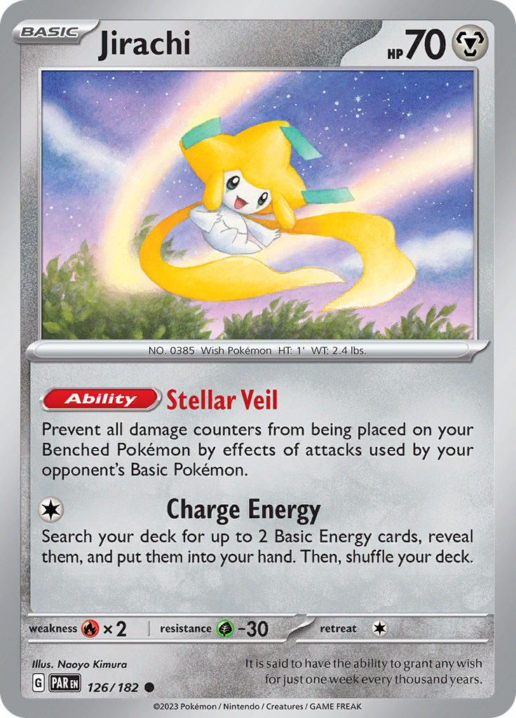 Jirachi (126/182) [Scarlet & Violet: Paradox Rift] | Cracking-Singles