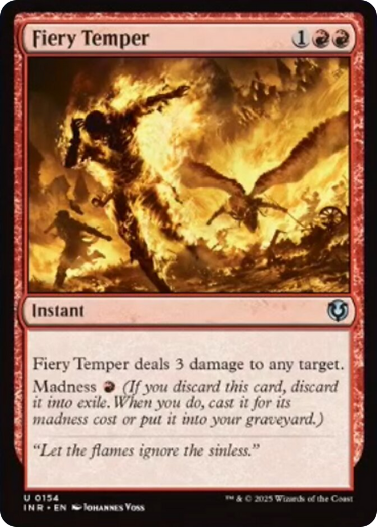 Fiery Temper [Innistrad Remastered] | Cracking-Singles