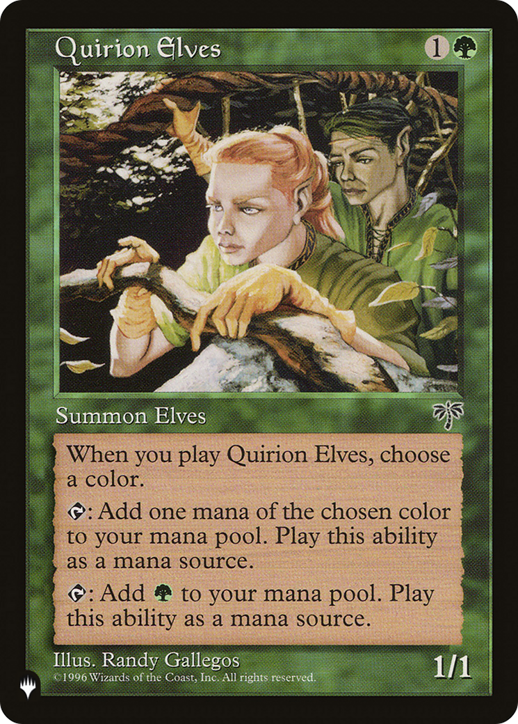 Quirion Elves [The List] | Cracking-Singles