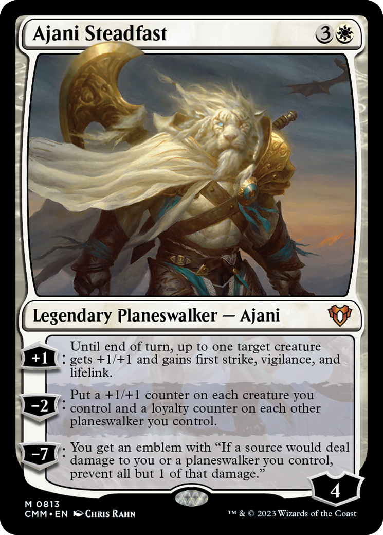 Ajani Steadfast [Commander Masters] | Cracking-Singles