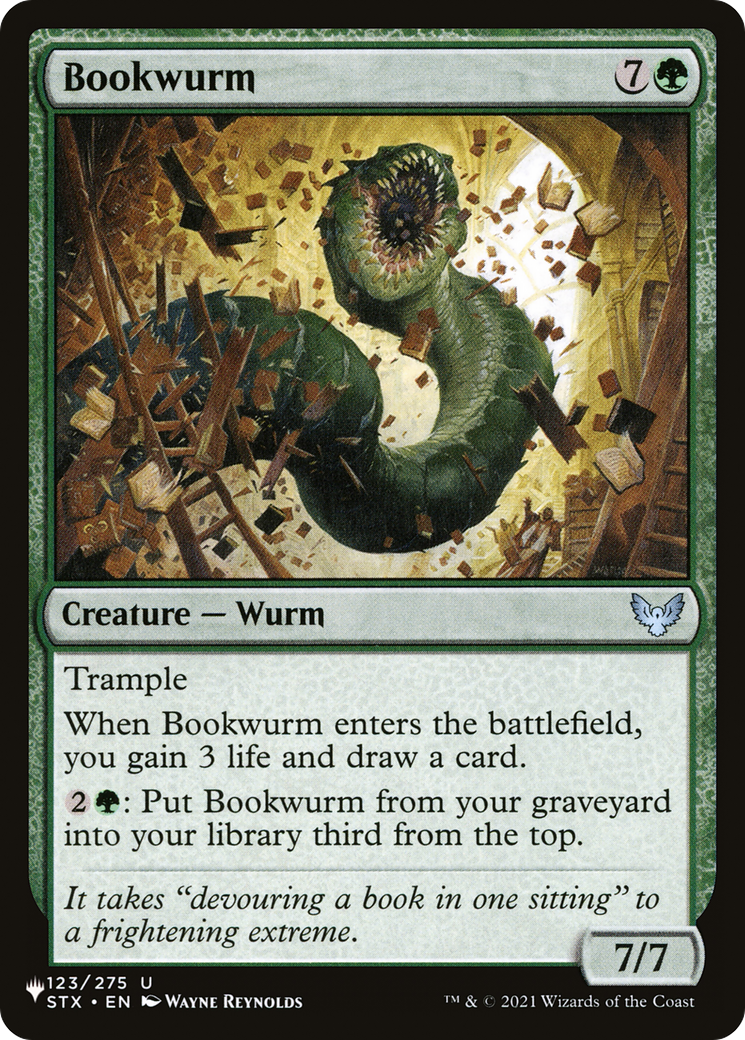 Bookwurm [The List Reprints] | Cracking-Singles