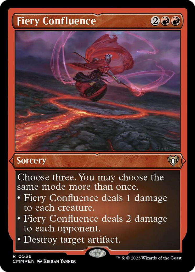 Fiery Confluence (Foil Etched) [Commander Masters] | Cracking-Singles