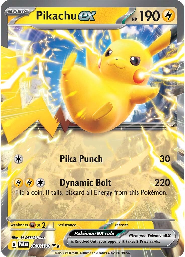 Pikachu ex (063/193) [Scarlet & Violet: Paldea Evolved] | Cracking-Singles