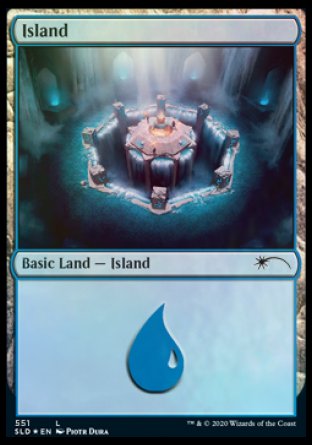 Island (Archaeology) (551) [Secret Lair Drop Promos] | Cracking-Singles