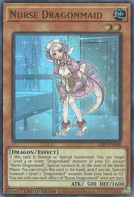 Nurse Dragonmaid [LART-EN048] Ultra Rare | Cracking-Singles