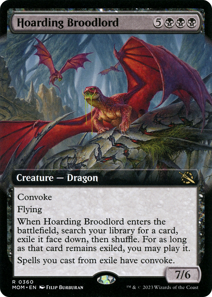 Hoarding Broodlord (Extended Art) [March of the Machine] | Cracking-Singles