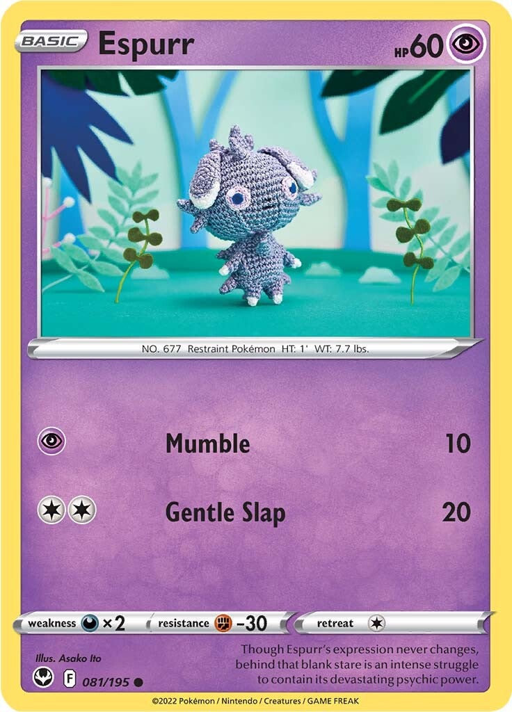 Espurr (081/195) [Sword & Shield: Silver Tempest] | Cracking-Singles