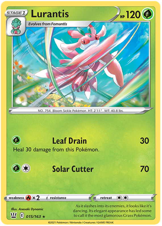 Lurantis (015/163) [Sword & Shield: Battle Styles] | Cracking-Singles