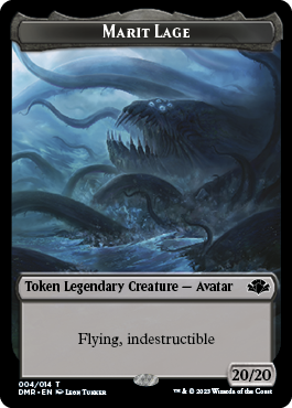 Elephant // Marit Lage Double-Sided Token [Dominaria Remastered Tokens] | Cracking-Singles