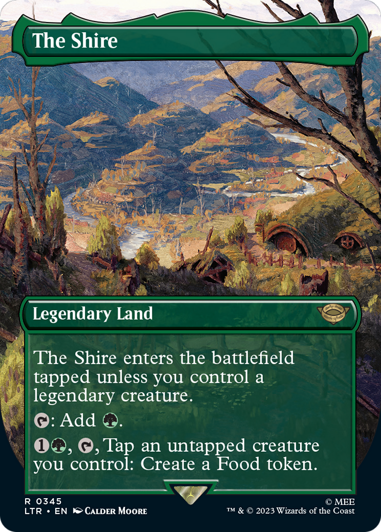 The Shire (Borderless Alternate Art) [The Lord of the Rings: Tales of Middle-Earth] | Cracking-Singles