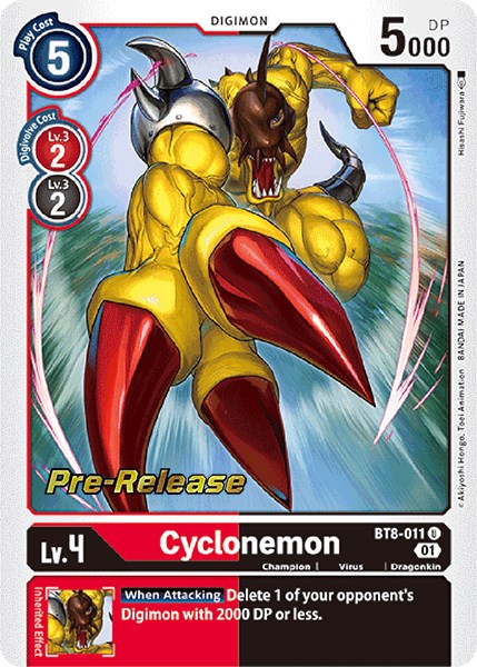 Cyclonemon [BT8-011] [New Awakening Pre-Release Cards] | Cracking-Singles