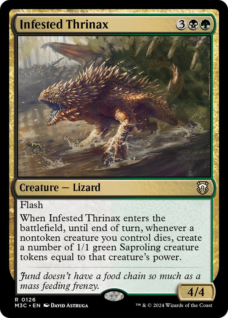 Infested Thrinax [Modern Horizons 3 Commander] | Cracking-Singles