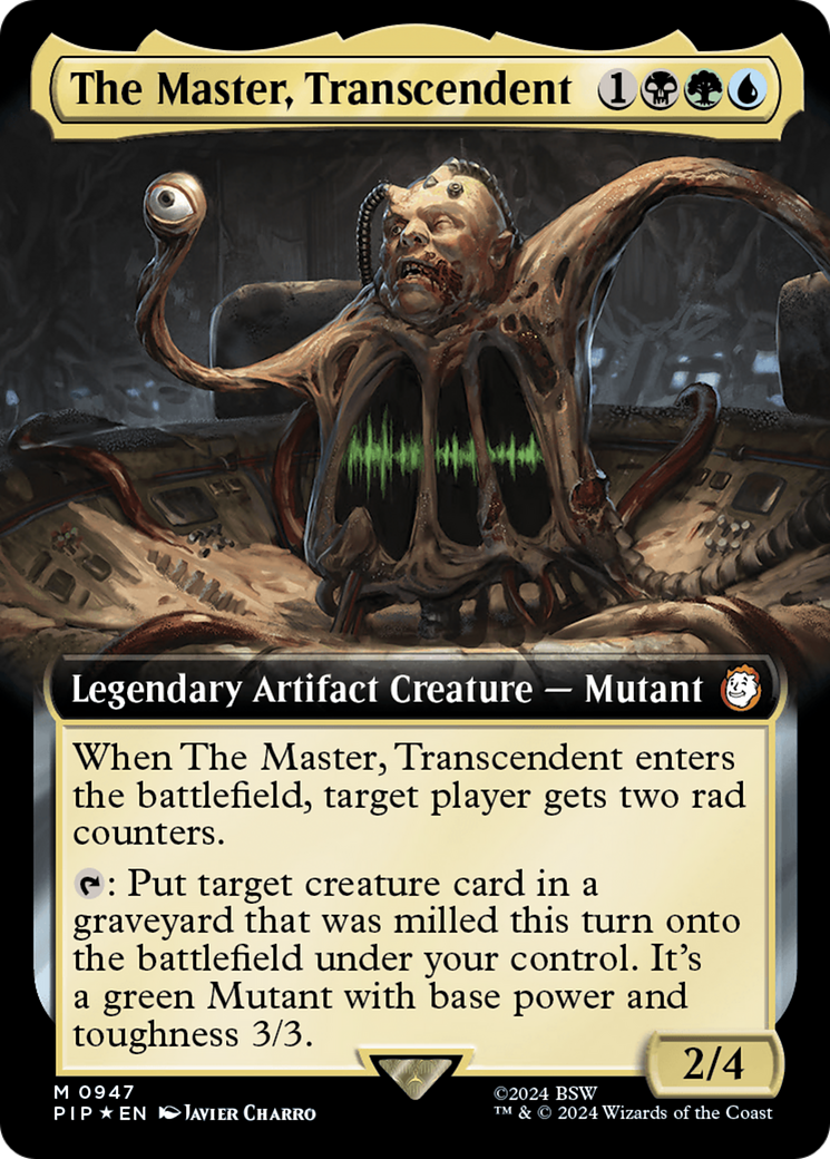 The Master, Transcendent (Extended Art) (Surge Foil) [Fallout] | Cracking-Singles