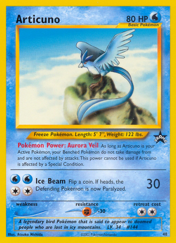 Articuno (48) [Wizards of the Coast: Black Star Promos] | Cracking-Singles