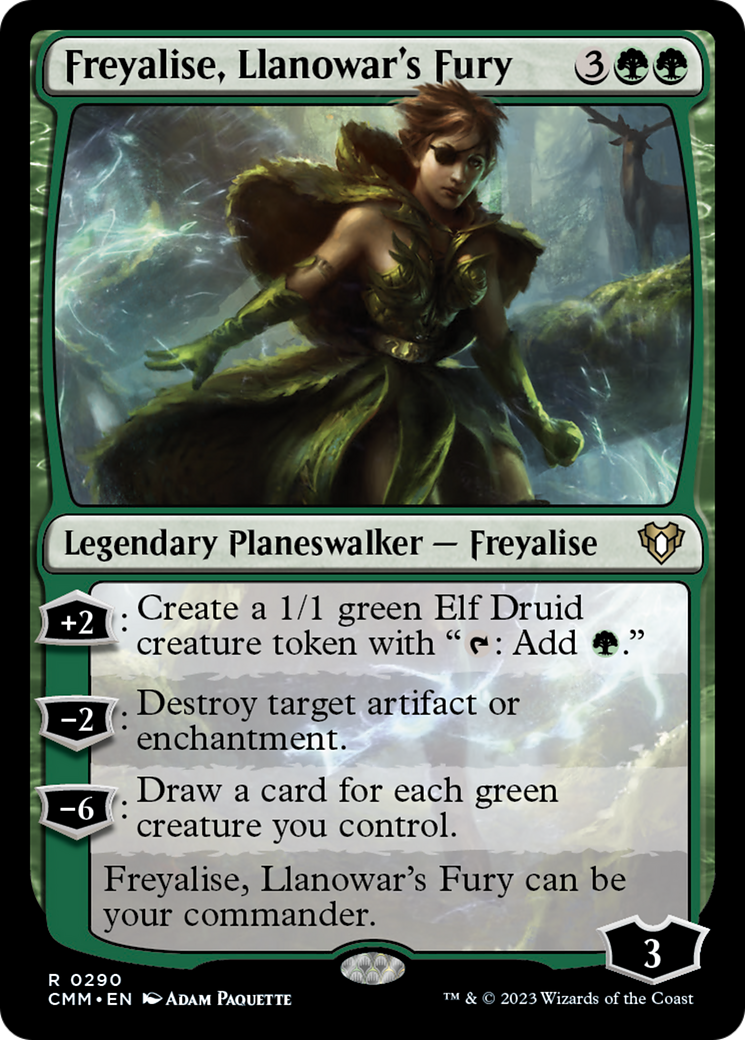 Freyalise, Llanowar's Fury [Commander Masters] | Cracking-Singles