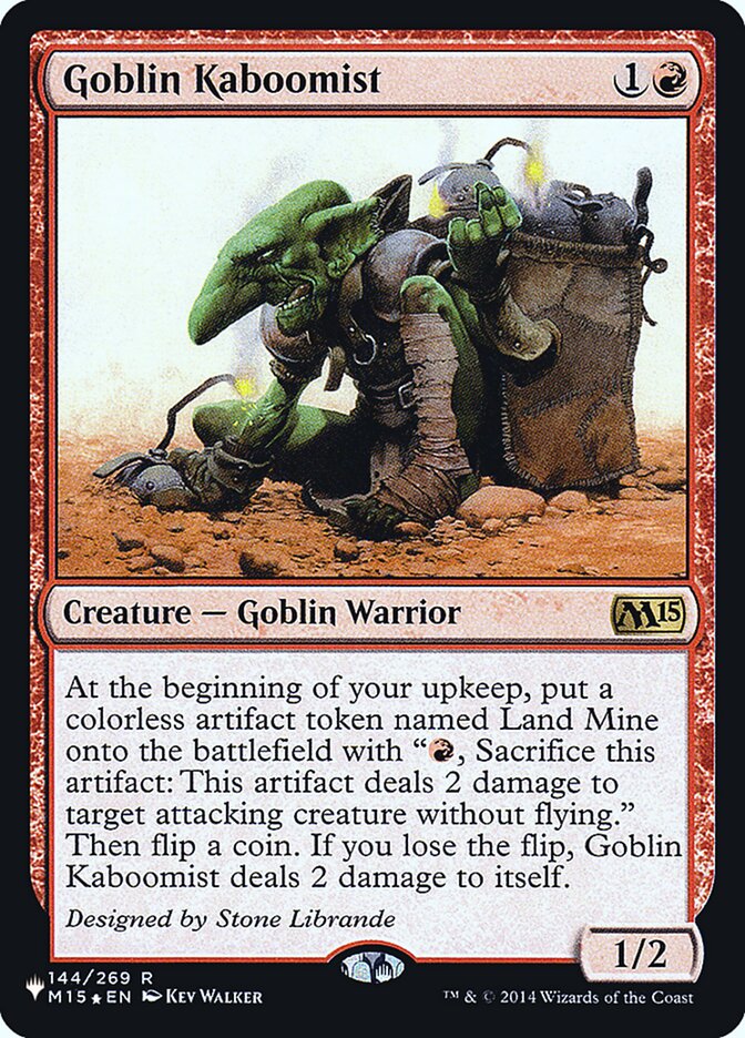 Goblin Kaboomist [Secret Lair: Heads I Win, Tails You Lose] | Cracking-Singles