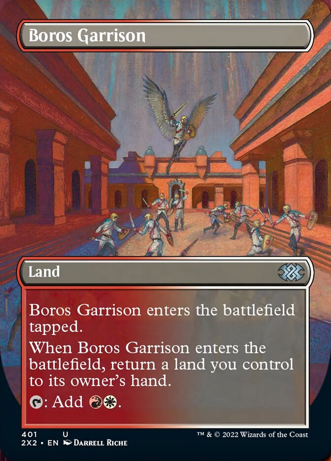 Boros Garrison (Borderless Alternate Art) [Double Masters 2022] | Cracking-Singles