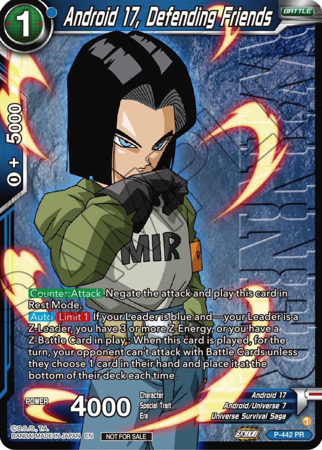 Android 17, Defending Friends (Winner) (P-442) [Tournament Promotion Cards] | Cracking-Singles