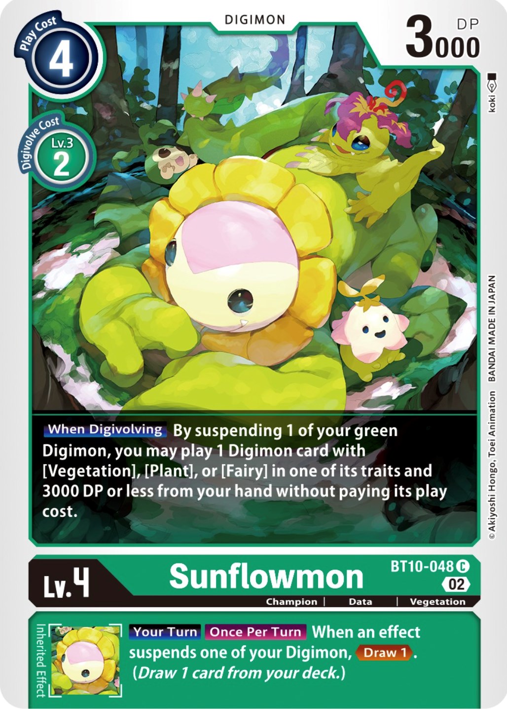 Sunflowmon [BT10-048] [Xros Encounter] | Cracking-Singles