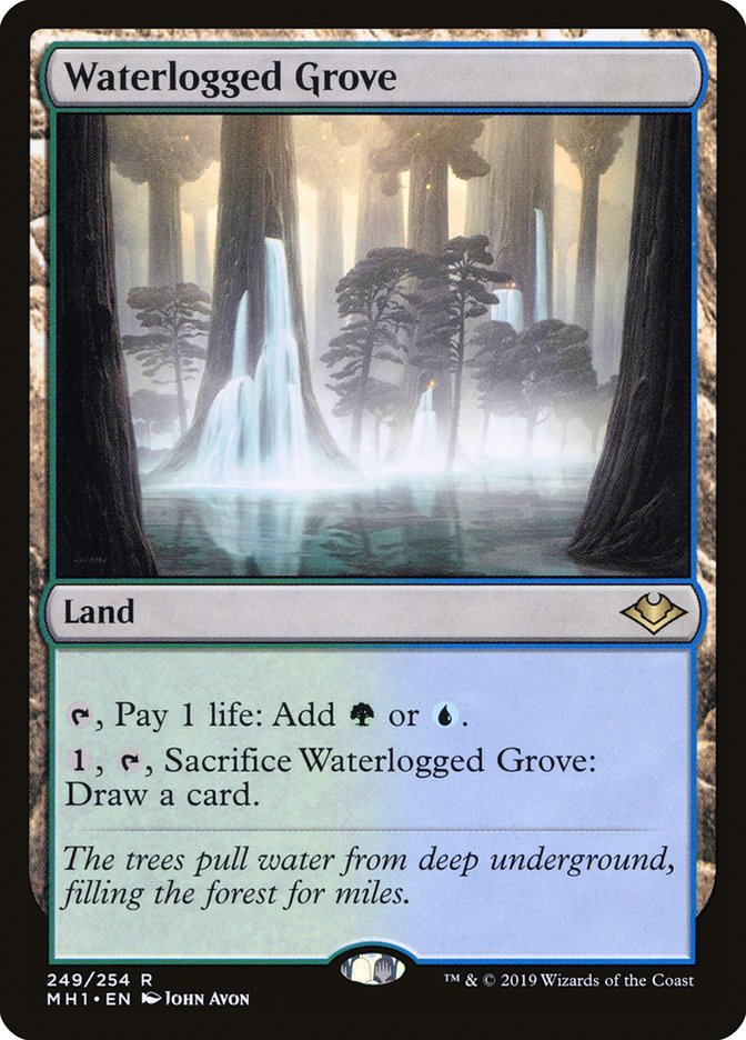 Waterlogged Grove [Modern Horizons] | Cracking-Singles