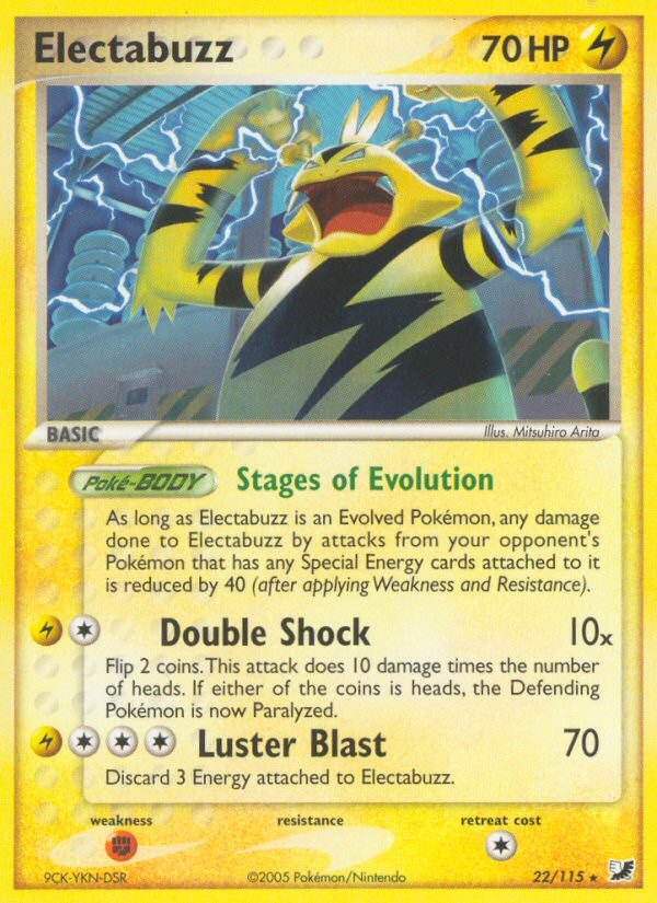 Electabuzz (22/115) [EX: Unseen Forces] | Cracking-Singles