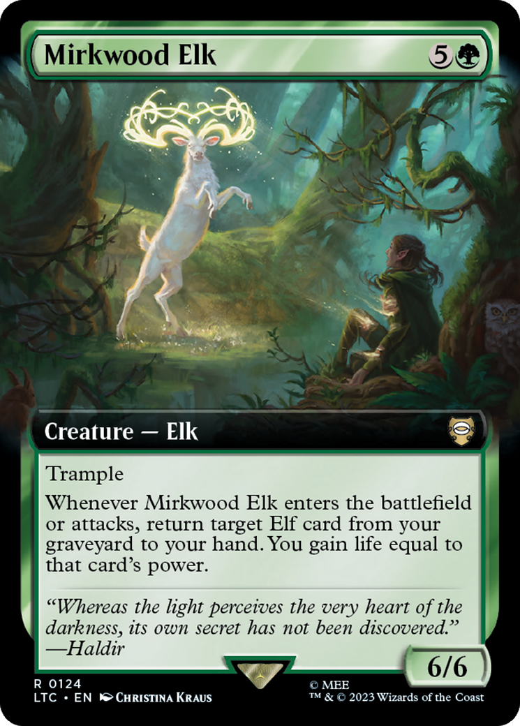 Mirkwood Elk (Extended Art) [The Lord of the Rings: Tales of Middle-Earth Commander] | Cracking-Singles