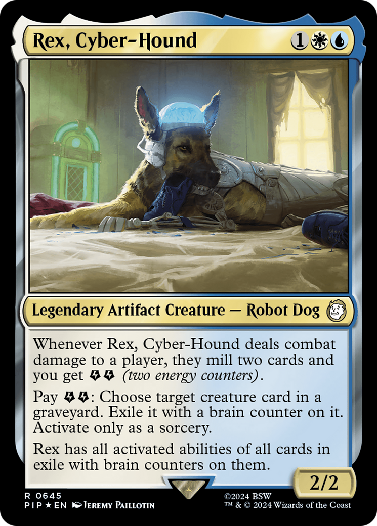 Rex, Cyber-Hound (Surge Foil) [Fallout] | Cracking-Singles