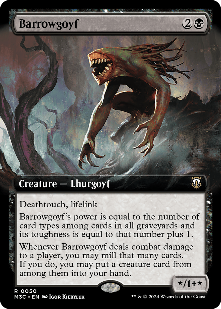 Barrowgoyf (Extended Art) [Modern Horizons 3 Commander] | Cracking-Singles