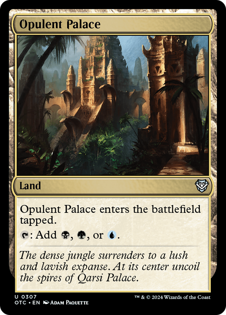 Opulent Palace [Outlaws of Thunder Junction Commander] | Cracking-Singles