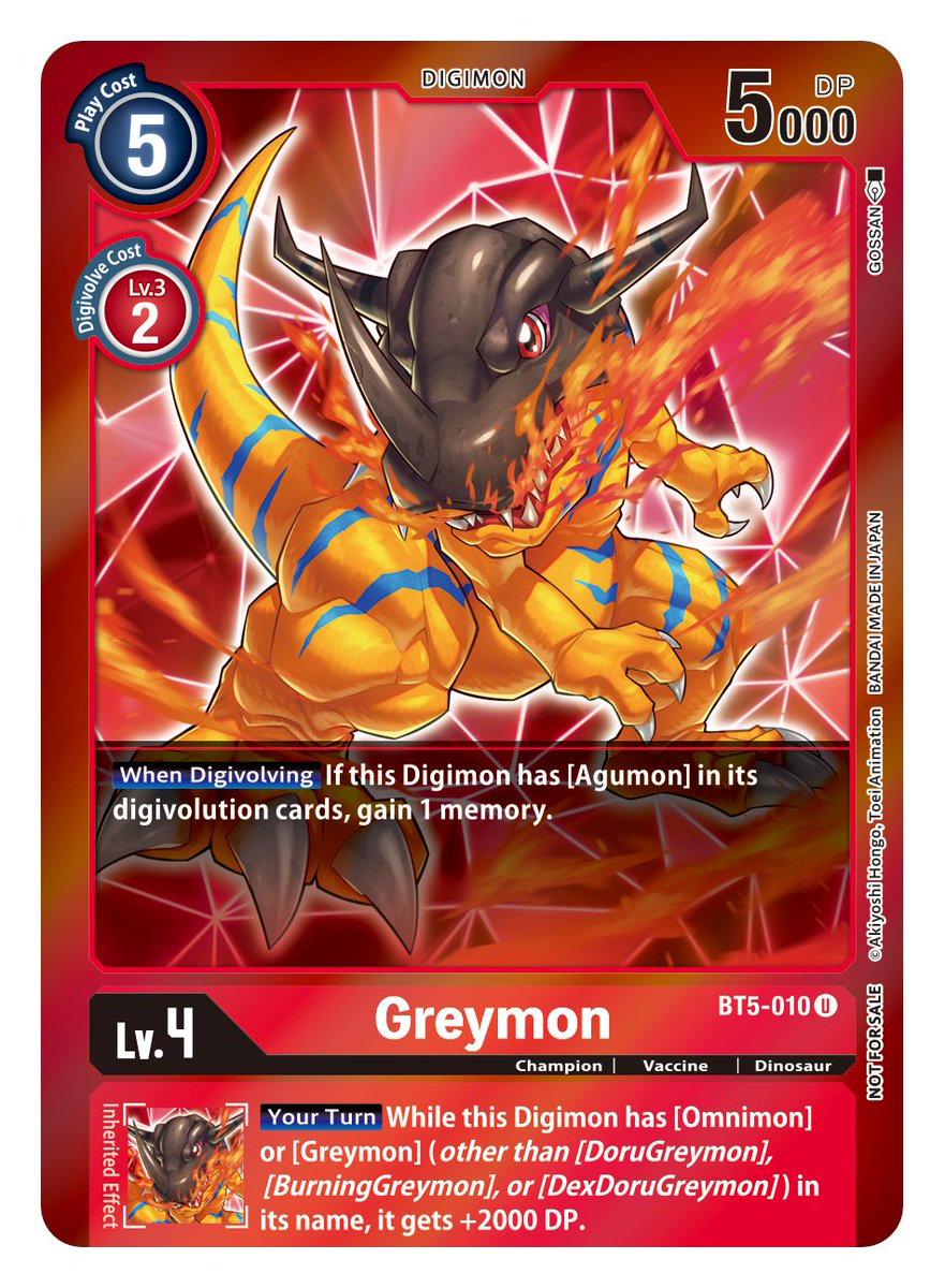 Greymon [BT5-010] (Event Pack 2) [Battle of Omni] | Cracking-Singles