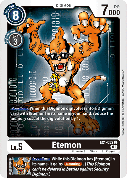 Etemon [EX1-052] [Classic Collection] | Cracking-Singles