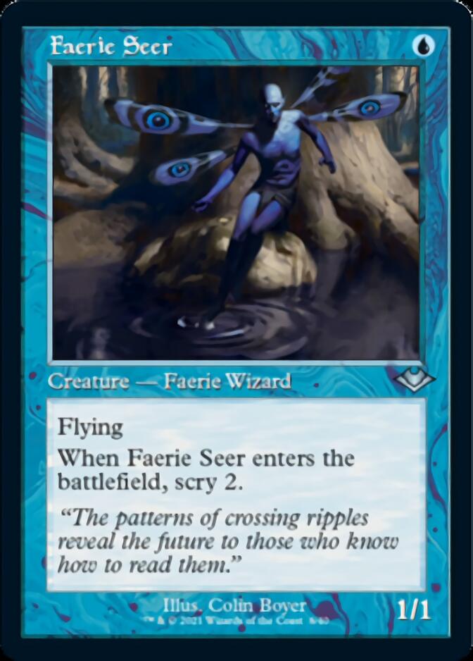 Faerie Seer (Retro Foil Etched) [Modern Horizons] | Cracking-Singles