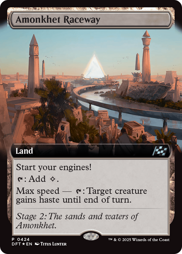 Amonkhet Raceway (Extended Art) [Aetherdrift] | Cracking-Singles