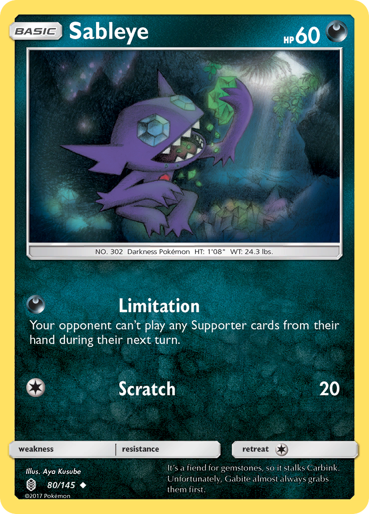 Sableye (80/145) [Sun & Moon: Guardians Rising] | Cracking-Singles