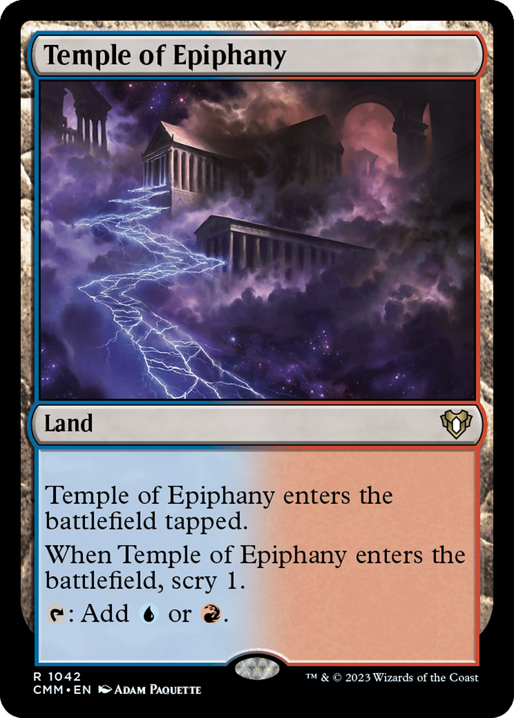 Temple of Epiphany [Commander Masters] | Cracking-Singles