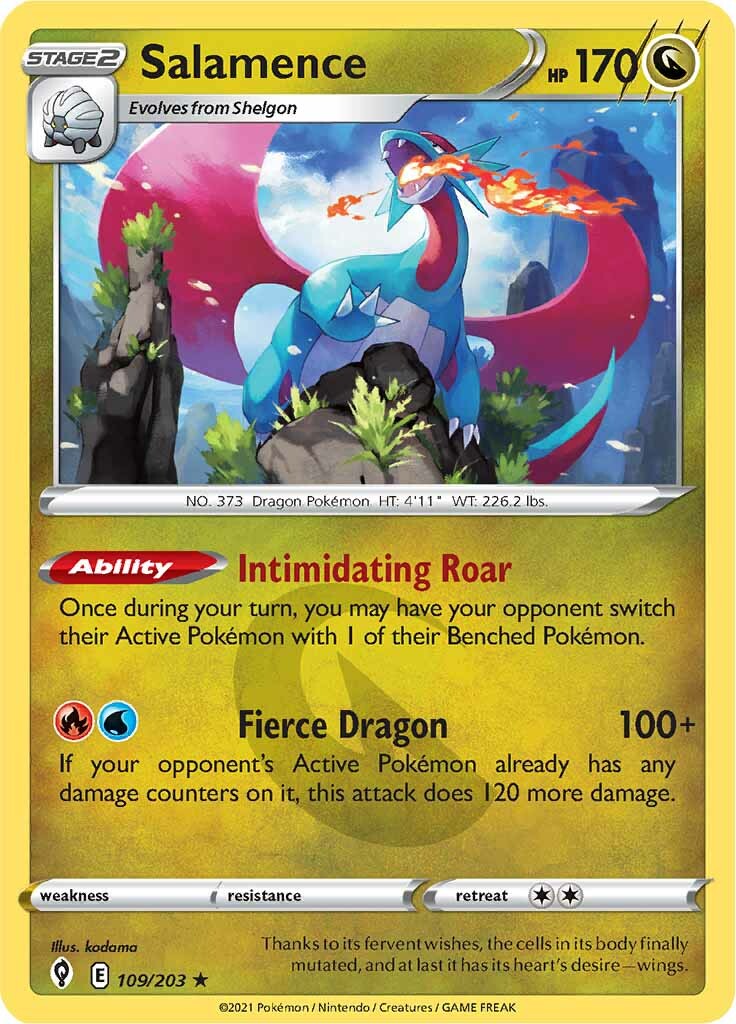 Salamence (109/203) [Sword & Shield: Evolving Skies] | Cracking-Singles