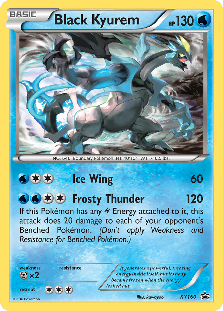 Black Kyurem (XY160) [XY: Black Star Promos] | Cracking-Singles