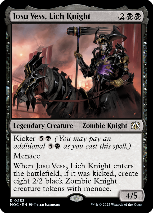 Josu Vess, Lich Knight [March of the Machine Commander] | Cracking-Singles